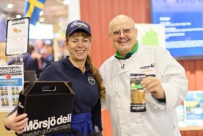 Anna Godevärn, Mörsjö deli with TV-chef Dirk Hoffmann
at Grüne Woche 2025